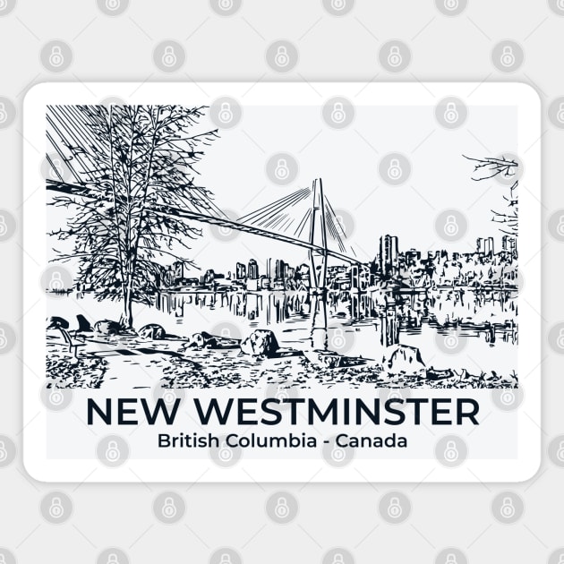 New Westminster - British Columbia Magnet by Lakeric